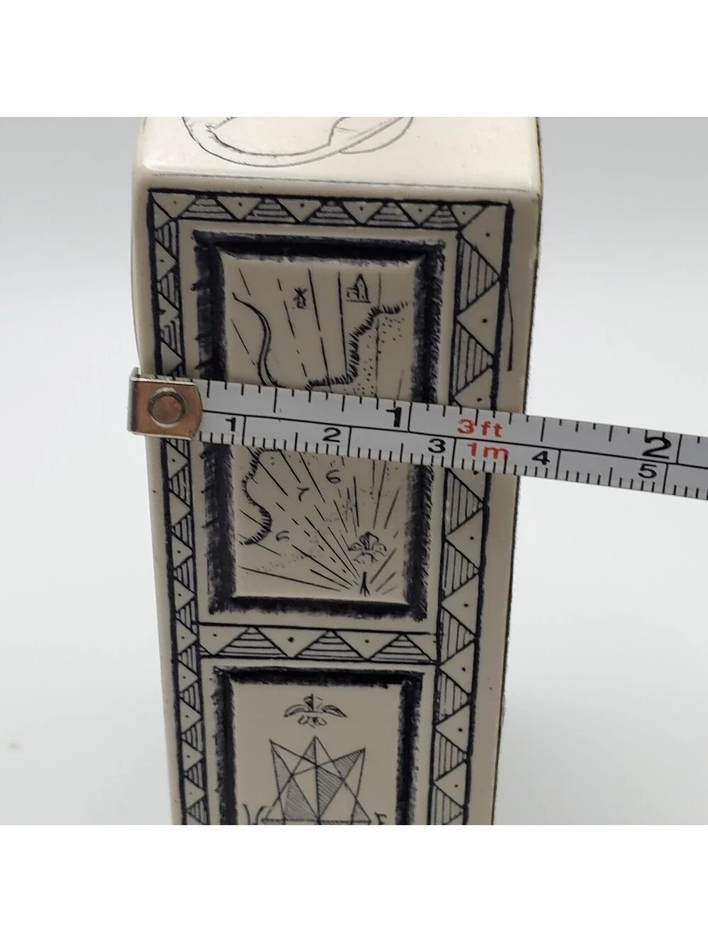 Quartz Nautical  Design Moonphase Desk Clock For Parts Or Repair